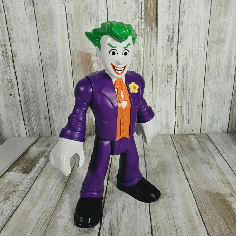 DC Comics Joker Action Figure Lot 12 Inch Spin Master and Imaginext Batman Toy